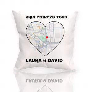 Cojin san valentin novios regalo aniversario cojin parejas puedes personalizarlo forma de corazon