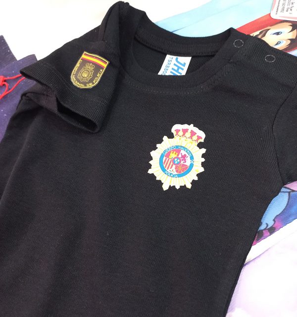Body personalizado bebé uniforme Policia