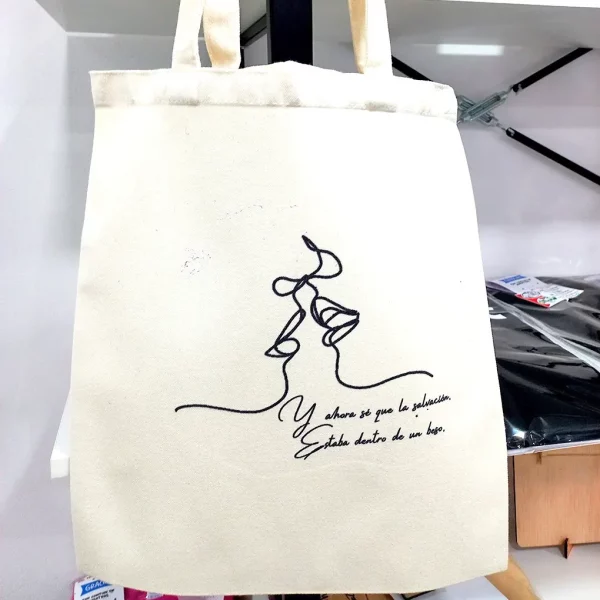 Bolsa Tote Bag personalizada con tus diseños, fotos, frases, manuscritos logotipos